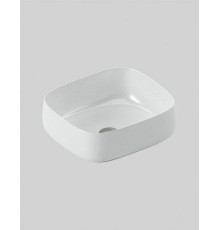 Раковина накладная Artceram Cognac Quadro 460х410х155 мм белый глянцевый COL0070100