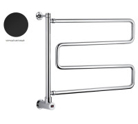 Полотенцесушитель электрический Margaroli Vento 500/SP черный матовый BOX 500SPDBB