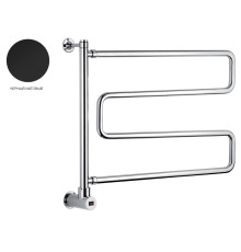 Полотенцесушитель электрический Margaroli Vento 500/SP черный матовый BOX 500SPDBB