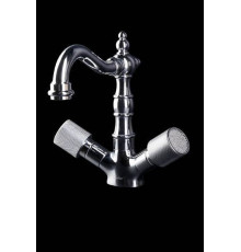 Смеситель для раковины Boheme Royal Cristal высокий хром 272-Royal/CRST