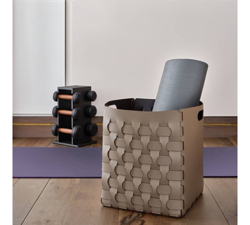 Корзинка ADJ Bottega 35х35х40 см капучино/шоколад 1047.04/06