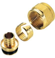 Переходник Tiemme для фитингов 1/2x16 мм для трубы PEX 16x2.2 мм 1440006