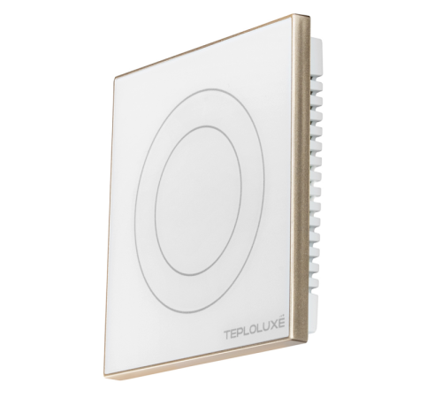 Терморегулятор электронный Теплолюкс Solus Zen Wi-Fi белый/золото MCS 350-W/G