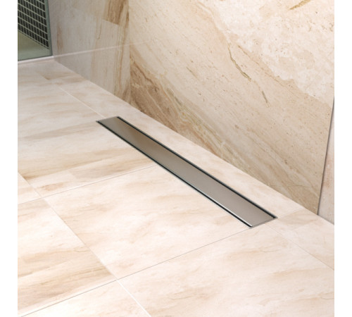 Трап линейный душевой Bettoserb Compact Line 850 мм матовый хром 13702512