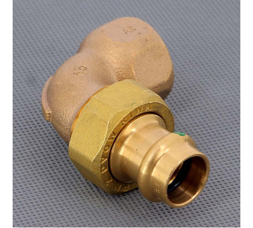 Угол с разъемным соединением пайка-В Viega 18х3/4 коническое уплотнение 216962