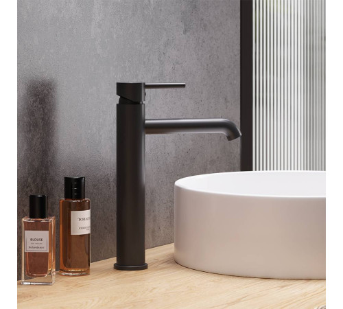 Смеситель для раковины Damixa Scandinavian Pure высокий черный 360250300