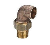 Угловое разъемное соединение Viega 94341G бронза 35 мм x 1 1/4 НР 120061