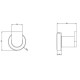 Крючок для полотенец подвесной Gessi Emporio Accessories хром 38921#031