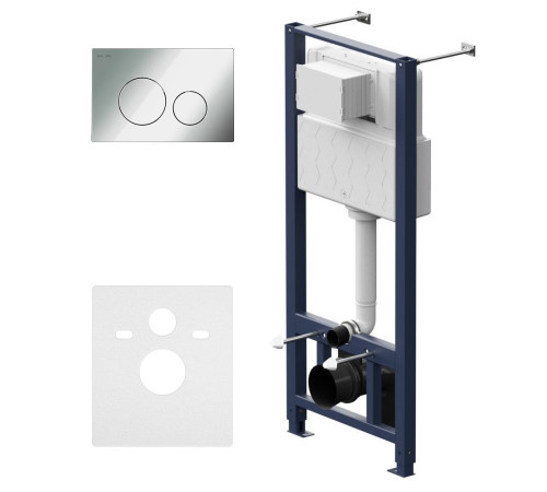 Комплект инсталляция с подвесным унитазом AM.PM FlashClean с сиденьем микролифт и клавишей IS49051.701700MB