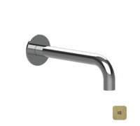 Излив для ванны Almar 24 см настенный круглый латунь брашированная PVD E098007.HB