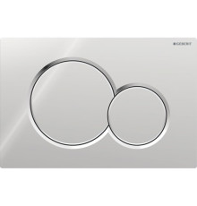 Клавиша смыва Geberit Sigma01 для двойного смыва круглая хром 115.770.21.5