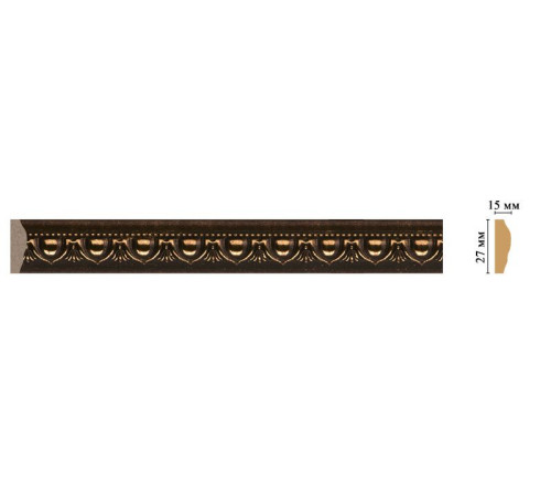 Молдинг DECOMASTER 128D-56 27х15х2400 мм 128D-56