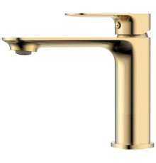 Смеситель для раковины Aquanet Monza 105 мм золото шлифованное AQM6310BG