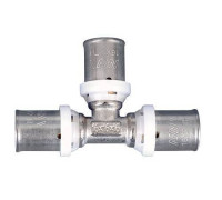 Тройник равнопроходной Comap SkinPress 26 мм пресс латунь PF54006