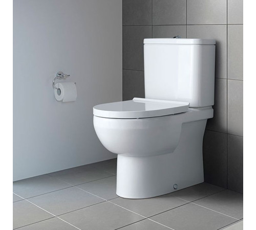 Унитаз-моноблок Duravit DuraStyle basic 36.5х65 см безободковый универсальный выпуск 21820900002/0941100005