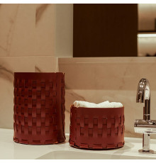 Корзина ADJ Bottega 20x12 см коньяк/бордо 1512.09/30