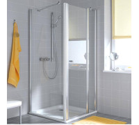 Стенка боковая для душевой двери Kermi Atea 1000x1850 мм серебро стекло Siesta Kermiclean AT TWD 10018 VWK