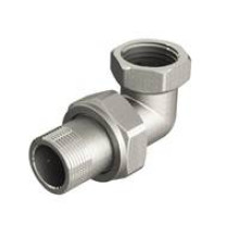 Сгон-американка угловой Elsen TIN 3/4 НВ латунный с плоским уплотнением EBF27.34T