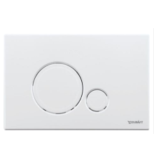 Клавиша смыва Duravit DuraSystem для унитаза 230х150.5 мм белый WD5010011000/WF5120011010