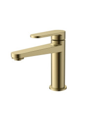 Смеситель для раковины Aquanet Novara золото шлифованное AQM6910BG