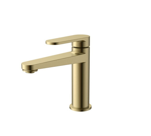 Смеситель для раковины Aquanet Novara золото шлифованное AQM6910BG