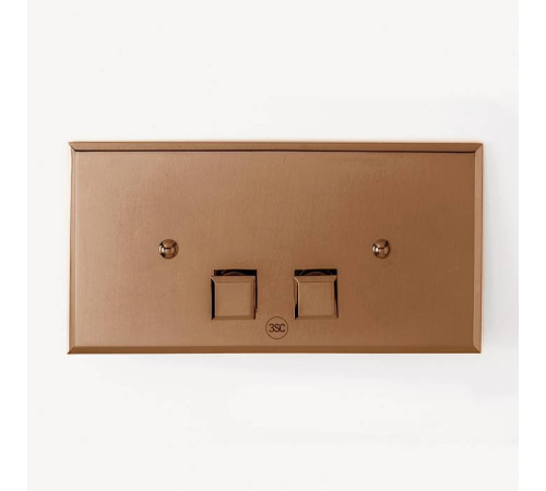 Клавиша смыва 3SC SQUARE PLAQUE для Geberit UP320/720 33х17 см бронза SQL00BS