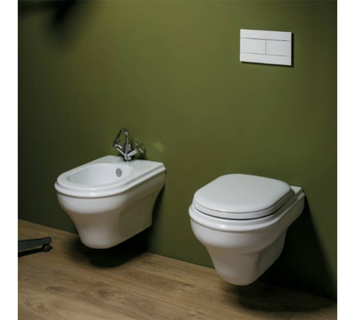 Унитаз подвесной Azzurra Charme 52x40x36 см Bianco lucido CHVKSP000000BI