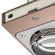 Стакан Keuco Edition 11 подвесной хрустальный brushed red gold 11150299000