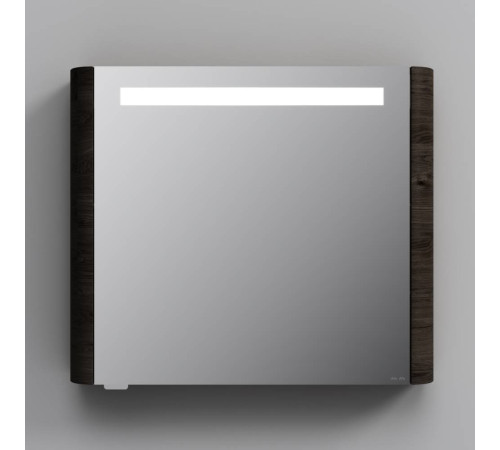 Зеркальный шкаф с подсветкой AM.PM Inspire V2.0 80 см левый табачный дуб M30MCL0801TF