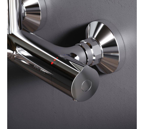 Душевая система AM.PM Like ShowerSpot с термостатом сталь F0780564