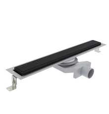 Трап душевой Plumberia Selection PS IN-TILE 6x80 см комбинированный затвор черный матовый PST80NO
