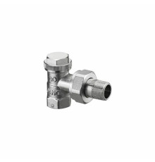 Вентиль запорный угловой Oventrop Combi 3 DN 15 1/2 никелированный 1090362
