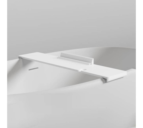 Полка для ванны Salini Gabbiano 900х200х72 мм S-Stone белая матовая 1906201M