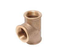 Тройник бронзовый Viega 1 ВВВ равнопроходной 264260