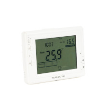 Термостат комнатный проводной программируемый Бастион TEPLOCOM TS-Prog-2AA/8A 912