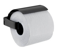 Держатель туалетной бумаги с крышкой emco Loft подвесной черный 0500 133 00