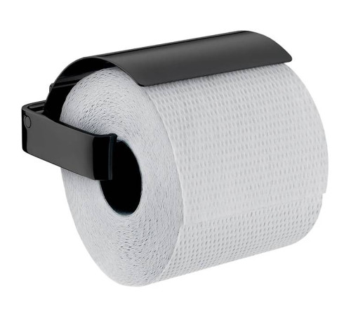 Держатель туалетной бумаги с крышкой emco Loft подвесной черный 0500 133 00