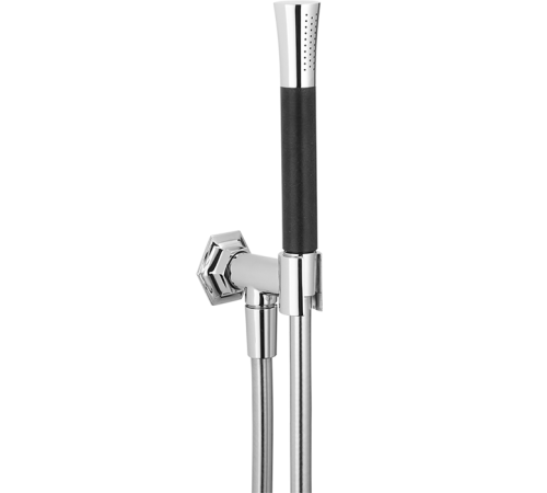 Душевой гарнитур Cisal Cherie лейка шланг 150 см вывод с держателем хром CE00303021