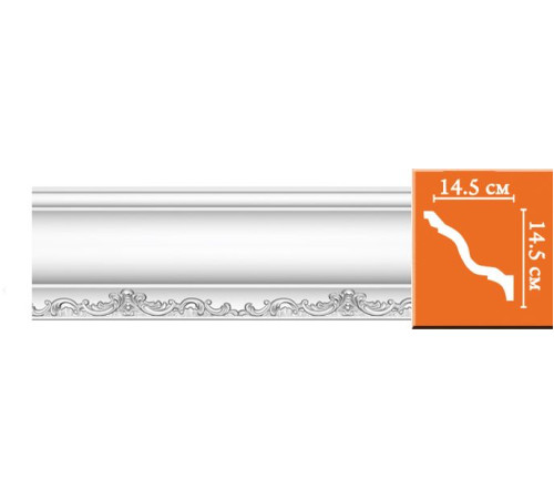 Плинтус потолочный с рисунком DECOMASTER 95697 145х145х2400 мм 95697