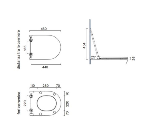 Сиденье для унитаза Catalano Sfera/Zero SLIM с микролифтом белый глянцевый 0551200001