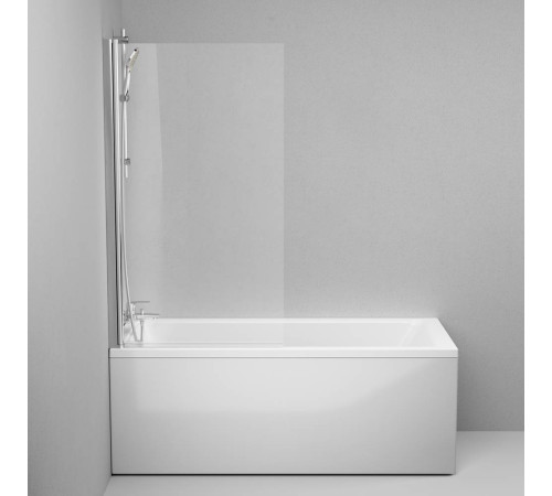 Шторка для ванны AM.PM Gem 80х140 см поворотная W90BS-D080-140CT