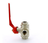 Кран шаровой Itap трехходовой L-порт ВВ рычаг 1/2 1280012