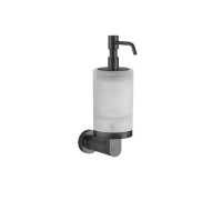 Дозатор для жидкого мыла подвесной Gessi Emporio Accessories сатинированное стекло Black XL 38815#299