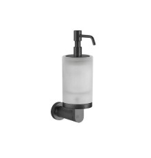 Дозатор для жидкого мыла подвесной Gessi Emporio Accessories сатинированное стекло Black XL 38815#299
