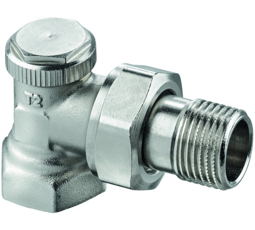 Вентиль отсекающий угловой Elsen 1/2x1/2 никелированный EVR07.3412
