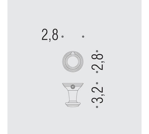 Крючок Colombo Design Hermitage LC77 античная бронза BLC77.OA