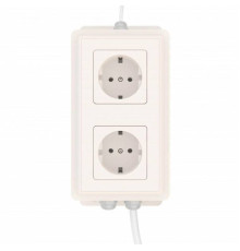 Блок управления 2-мя розетками проводной ectoControl ec01021