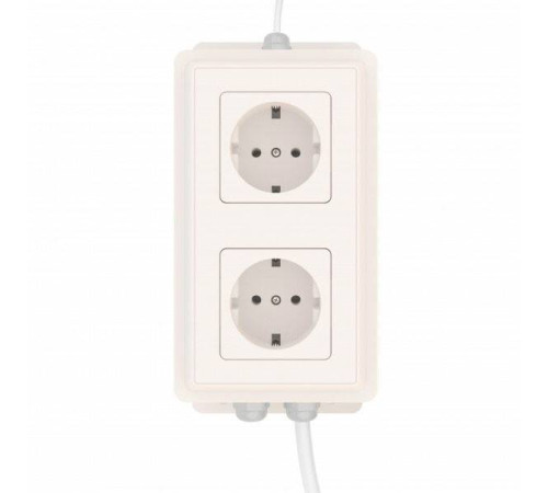 Блок управления 2-мя розетками проводной ectoControl ec01021