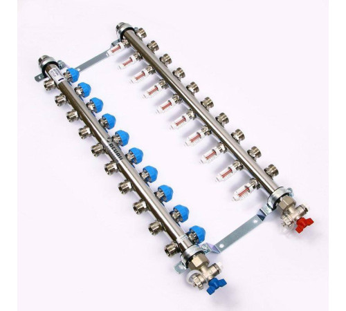 Коллекторная группа REHAU HKV-D 1 x 3/4 EK 10 выходов 208101