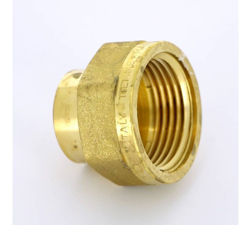 Муфта латунная Tiemme 1 x 1/2 дюйма ВР-ВР 1500080